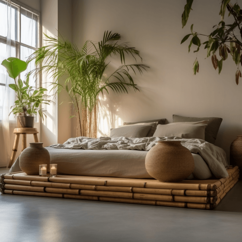 Bamboo bed